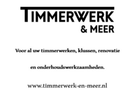 Timmerwerk en Meer